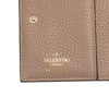 Valentino Grained Calfskin Rockstud Compact Wallet Secondhand