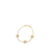 Chanel CC Gold Plated Strass Charm Bracelet Secondhand