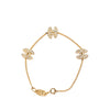 Chanel CC Gold Plated Strass Charm Bracelet Secondhand