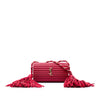 Saint Laurent Ribbed Acrylic and Lambskin Fringe Monogram Opium Box Bag Secondhand