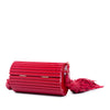 Saint Laurent Ribbed Acrylic and Lambskin Fringe Monogram Opium Box Bag Secondhand