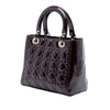 Secondhand Dior Medium Patent Cannage Lady Dior