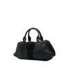 Burberry Grained Calfskin and Suede Satchel Secondhand