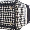 Dior Medium Embroidered Canvas Houndstooth Lady D Lite Secondhand