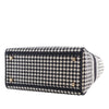 Dior Medium Embroidered Canvas Houndstooth Lady D Lite Secondhand