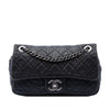 Chanel Small Quilted Distressed Calfskin Easy Flap Secondhand