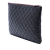 Chanel Large Quilted Lambskin O Case Clutch Secondhand