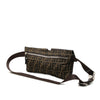 Fendi Zucca Canvas Double Pocket Belt Bag Secondhand