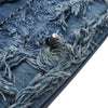 Chanel Mini Paris-Dubai Denim Fringe Single Flap Secondhand