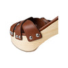 Secondhand Prada Wooden Platform Sandals