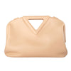 Secondhand Bottega Veneta The Point Medium Almond Leather Shoulder Bag - '20s