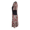 Secondhand Louis Vuitton Red Black Floral Printed Dress