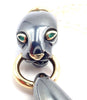 Secondhand Cartier Panther Panthere Yellow Gold & Silverium Emerald Pearl Bracelet - '90s