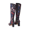 Secondhand Valentino Garavani Floral Jacquard Knee-High Boots – ’10s