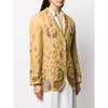 Romeo Gigli Ocher Embroidered Blazer - '90s Second hand