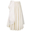 Comme des Garçons Ivory Cotton Bulky Skirt - 2000s Second hand