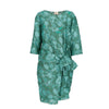 Lanvin Green Silk Upcycled Dress - 2010s Second hand