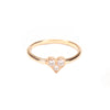 18K Hearts Diamond Ring - '10s Second-hand