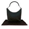 Secondhand Gucci GG Nylon Bamboo Shoulder Bag