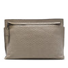 LOEWE Embossed Anagram Leather Repeat T Clutch Secondhand