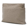 LOEWE Embossed Anagram Leather Repeat T Clutch Secondhand