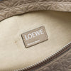 LOEWE Embossed Anagram Leather Repeat T Clutch Secondhand