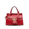 Gucci Small GG Marmont Calfskin Top Handle Satchel Secondhand