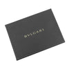 Bvlgari Grained Calfskin Logo Clip Key Case Secondhand