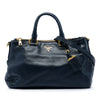 Prada Soft Calf Double Zip Convertible Tote Secondhand