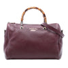 Secondhand Gucci Medium Calfskin Bamboo Shopper Boston Bag