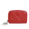 Secondhand Dior Small Patent Cannage Lady Dior Voyageur Coin Purse