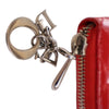 Secondhand Dior Small Patent Cannage Lady Dior Voyageur Coin Purse