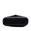Saint Laurent Large Sheepskin Chevron Monogram Monochrome College Bag Secondhand
