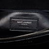 Saint Laurent Large Sheepskin Chevron Monogram Monochrome College Bag Secondhand