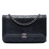 Chanel Quilted Lambskin Boy Wallet On Chain Secondhand