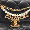 Chanel Mini CC Quilted Lambskin Pearl Single Flap Secondhand