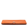 Secondhand Hermès Clemence Dogon Duo Wallet GM