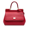 Dolce & Gabbana Small Leather Miss Sicily Satchel Secondhand