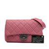 Secondhand Chanel Small Quilted Goatskin Double Carry Waist Chain Flap