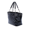 Chanel CC Quilted Patent Timeless Soft Tote Secondhand
