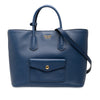 Secondhand Prada Saffiano Cuir Front Pocket Convertible Tote