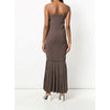 Romeo Gigli Brown Strapless Dress - '90s Second hand