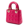 Secondhand Dior Mini Lambskin Cannage Lady Dior