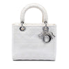 Dior Medium Embroidered Canvas Cannage Lady D Lite Secondhand