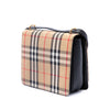 Burberry Small Goatskin Trimmed House Check Canvas D Ring Crossbody Secondhand