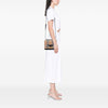 Burberry Small Goatskin Trimmed House Check Canvas D Ring Crossbody Secondhand
