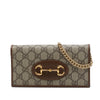 Gucci GG Supreme Horsebit 1955 Wallet On Chain Secondhand
