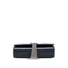 Saint Laurent Small Croc Embossed Leather Monogram Kate Tassel Crossbody Secondhand