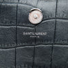 Saint Laurent Small Croc Embossed Leather Monogram Kate Tassel Crossbody Secondhand