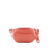 Chanel Crumpled Glazed Quilted Lambskin Classic Bi Waist Bag Secondhand